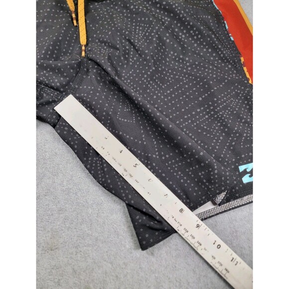 Billabong Swim Trunks Mens 32 34x8 Airlite Black Stripe Lightweight Pocket Surf - Picture 5 of 12